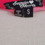 Sequin Hearts  red floral maxi dress size small Photo 4