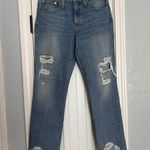 J. Crew Denim Jeans Womens Sz 24 Blue Slouchy Boyfriend Pants Frayed Distressed Photo 0