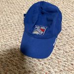 NHL NY New York Rangers Women’s Sequin Baseball Cap Blue Photo 1