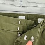 Gap  Green Slim Ankle Flat Front Khaki Pants Women's Size 8 Photo 2