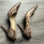 Jessica Simpson Prizma D'Orsay Pumps in Snakeskin Pattern Size 9 Photo 15