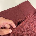 Athleta Women’s Exhale Heel Tight Stash Pocket Softluxe Size M Burgundy Photo 8