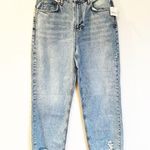 Free People NEW Free Bird Jeans sz 29 Light Wash Distressed Jeans Loose Fit Photo 1