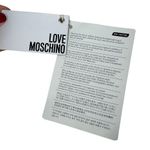 Love moschino NWT  Sz 4 Women's White Puff Short Sleeve Knit Tshirt Dress Photo 6