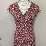 BCBG Maxazria Roses Floral Peasant Dress Photo 3