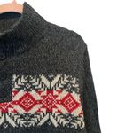 Oscar de la Renta Oversized 3/4 Button Pullover Oversized Fisherman Sweater XL Photo 4