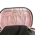 Victoria's Secret  Black Satin Cosmetic Travel Bag Bra Organizer Black Pink Photo 10