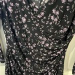 CHAPS Chaos Black and Purple Floral Dress Size XS Photo 2