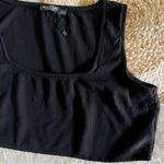 Nasty Gal  Black Cropped Tank Top Photo 2