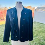 Tommy Hilfiger  Navy Blue Military Style Jacket Blazer Size S Photo 1