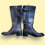 Franco Sarto Brown Leather Knee-High Boots Photo 2