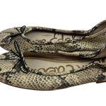 Sam Edelman Felicia Ballet Flats Women’s Size 9M Snake Print Leather Casual Flat Photo 10