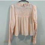 Free People Smocked in Time Top in Apricot NWOT size xs Photo 2