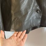 Olive Green Women's Cropped Jacket Size M Photo 5