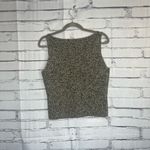 Anne Klein Tan & Brown Wool V-Neck Tank Top Women’s Medium Classic Stretch Photo 10