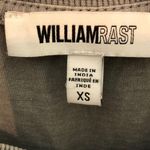 William Rast  Gray Peplum Ruffle Top Photo 3