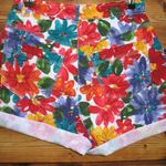 Vtg 90's High Rise Multi Shorts Red Size 10 Photo 5