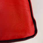 Weitfremd Red Leather Tote Bag Photo 6
