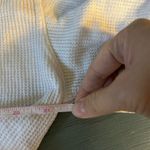 Hollister  Ivory Waffle Knit Boxy Long Sleeve Shirt | Size Small Photo 6