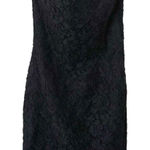 LILLIE RUBIN Vintage Lace Sleeveless Mini Dress‎ Black Sz 4 Photo 0
