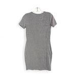 Forever 21 Striped Mini Dress Bodycon Stretch Casual Short Sleeve Size Small Photo 1