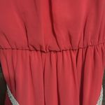 by & by ‎ Sleeveless Belted Solid Dress coral Size Medium Orange Photo 1