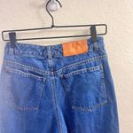 ALOHAS  Deep Blue Relaxed Fit Leg High Rise Denim Size M Photo 6