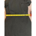 J.Crew NWT Mock Neck Jacquered Sheath Dress Black/ Metallic Gold Short Sleeve Siz Photo 6