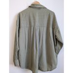 American Eagle  Women's Shirt Button Up Collared Olive Green Size XL Photo 10