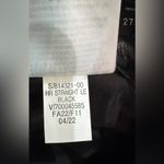 Banana Republic  high-rise straight leg lamb leather pant size 27 Photo 6