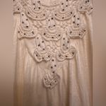 Kenar  Cream Lace Front Tank Top Medium Photo 2