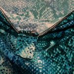 Peter Nygard  Multicolored Snake Skin Cowl Neck Sleeveless Women's‎ Top S:Small Photo 2