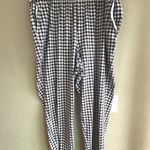 Lands End Blue and White Gingham Check Lounge Pants Plus Size Comfy Casual 1X Photo 1