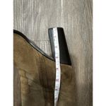 Kate Spade  New York BAISE bootie SIZE 9 M Block Heel Suede Leather Tobacco Brown Photo 11