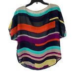 Guess Women's Shear Multi-colored Shear Blouse Photo 1