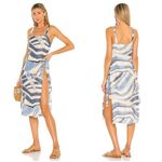 Cult Gaia  Este Tunic Cover Up In Blue Wave Photo 1