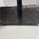 Concealed Carry Western Horse Embroidered Satchel Purple 13X4.5X8.5 Tassel New Photo 3