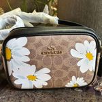 Coach Authentic Signature canvas/ smooth leather top zip Crossbody Photo 0