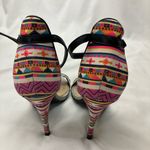 Chinese Laundry  tribal print open toe pumps woman’s size 8 Photo 5