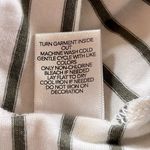 Christopher & Banks  Taupe Cream Striped Top Knot Front Floral Sequins NWT Small‎ Photo 10