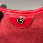 Coach  1998 Ergo Vintage Zipper Small Hobo One Shoulder Purse Bag Red Leather EUC Photo 11