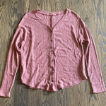 SO  Pink Button Up Cardigan Photo 0