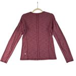 Lululemon Sweat Embrace Tee Women Sz 8 Long Sleeve Athletic Sporty Outdoor Y2K Photo 5