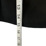 Black Long Sleeve Crop Top Design Shirt Soft Casual Style Women’s Size Medium! Photo 1