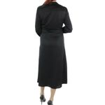 Ralph Lauren LAUREN Womens Surplice Collared Wear To Work Midi Dress Photo 1