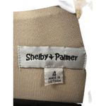 Shelby & Palmer Snake Print Capelet Jumpsuit Black Gold Wide Leg Size 4 Photo 2