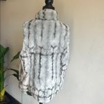 Faux Fur Reversible Sleeveless Vest Size XL Gray Photo 4