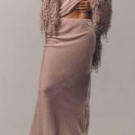 Anthropologie The Tilda Maxi Slip Skirt: Velvet Edition, Size S Photo 5