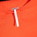 Free People  Easy Street Tunic Cotton Blend Stretch Ribbed Knit Pullover Sweater Photo 3