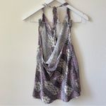 Cami NYC Revolve Jackie 100% Silk Draped Cowl Tank Top Patchwork Paisley Large Photo 6